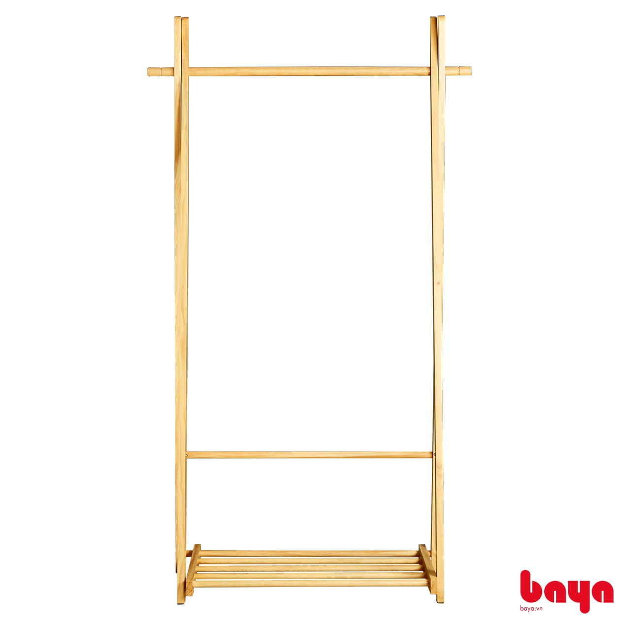 PEDRO Natural Pine Wood Clothes Rack