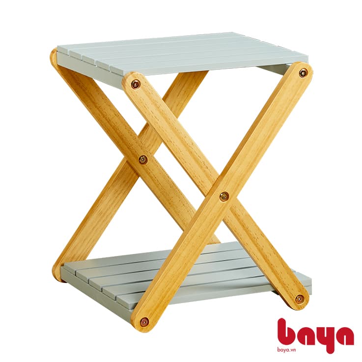 PEDRO Natural Pine Wood Foldable Shelf