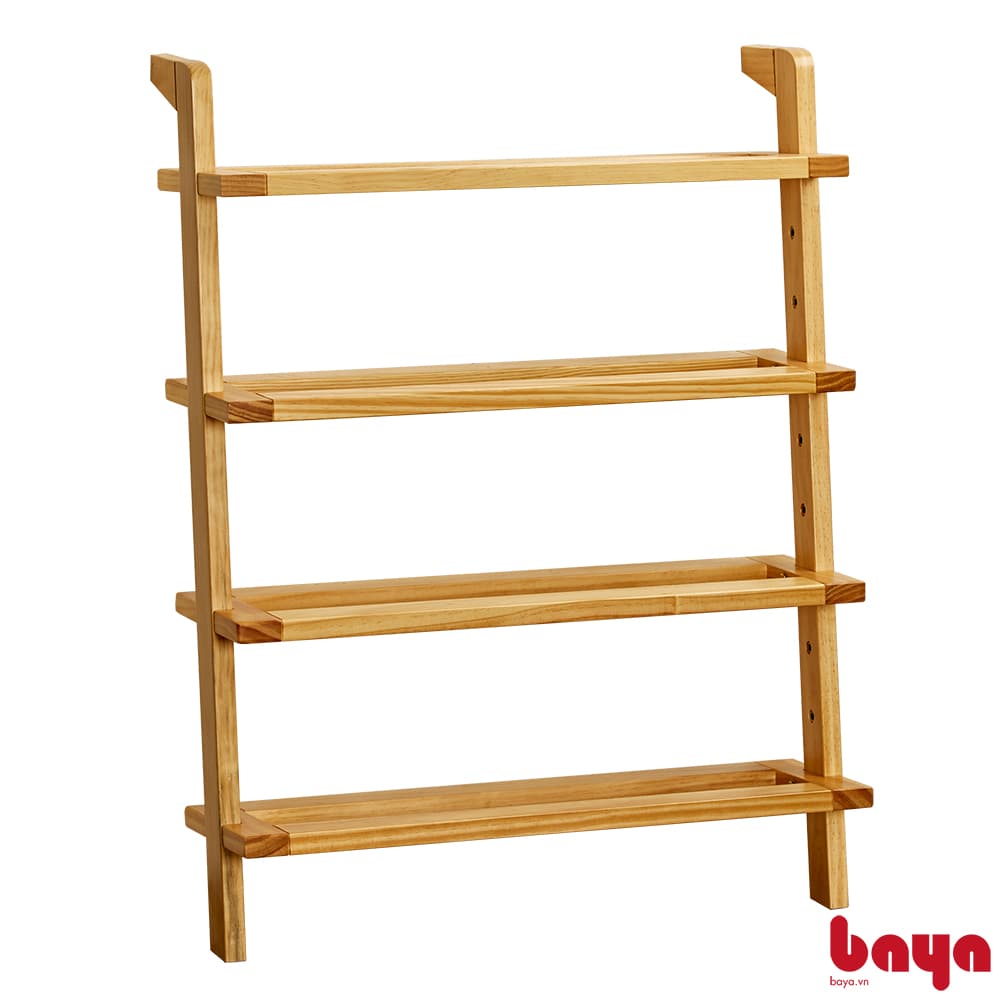 PEDRO Natural Pine Wood Shoe Shelf