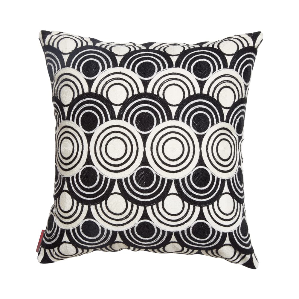 POEM Cotton Fabric Pillow Case with Multi-Color Pattern
