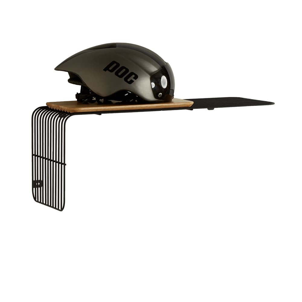 RAVENNA Rubber Wood Metal Bar Hat Rack image 3
