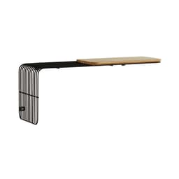 RAVENNA Rubber Wood Metal Bar Hat Rack image 1