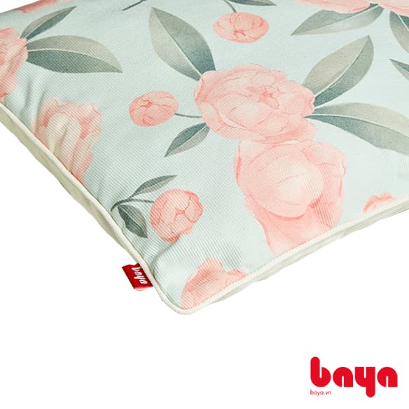 ROSABELLA Colorful Cotton Fabric Decorative Cushion
