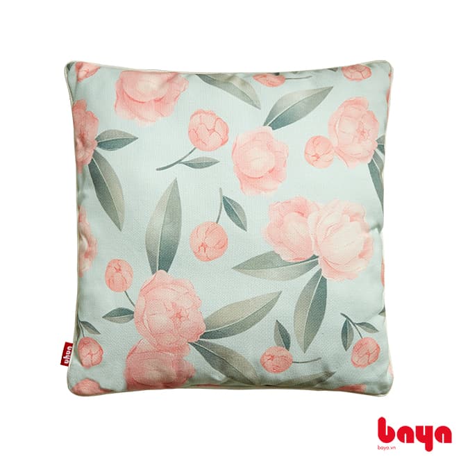ROSABELLA Colorful Cotton Fabric Decorative Cushion