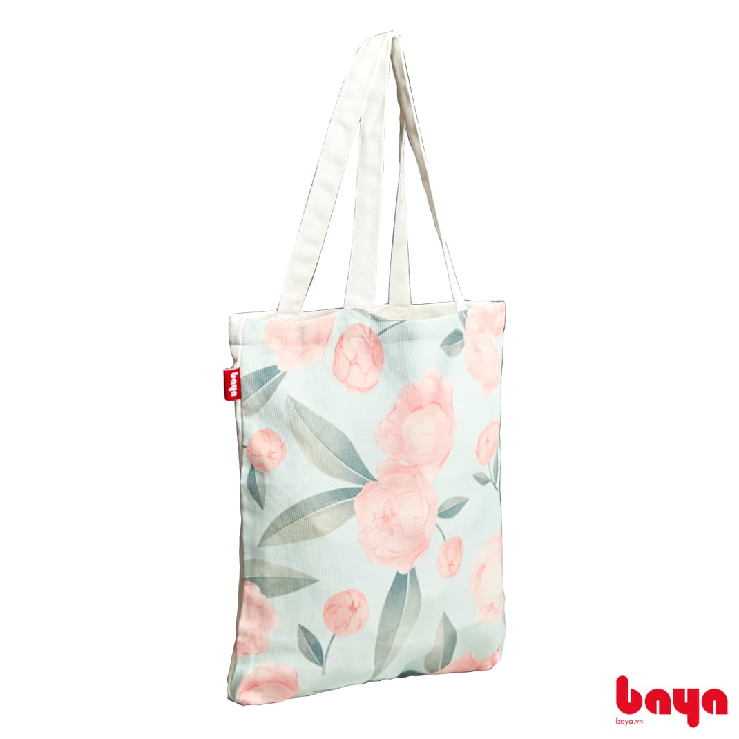 ROSABELLA Cotton Fabric Portable Tote Bag