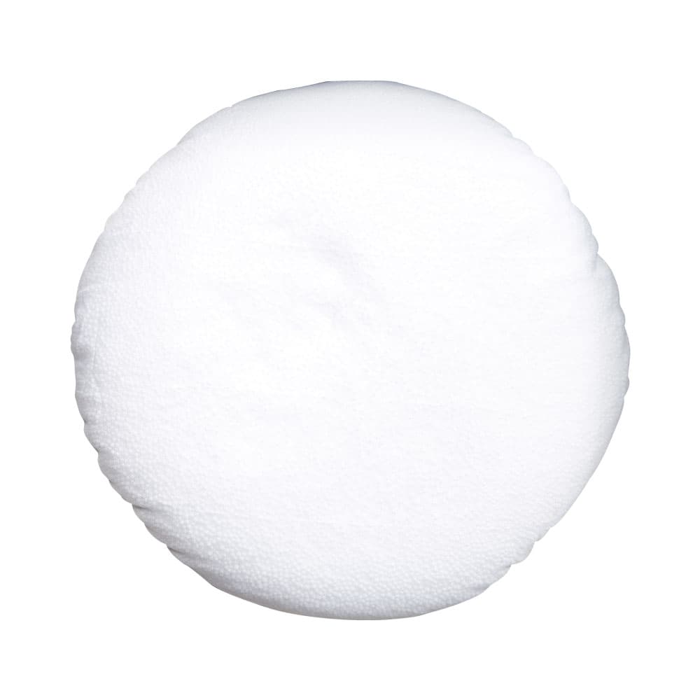 SIMPLE White synthetic fabric floor cushion