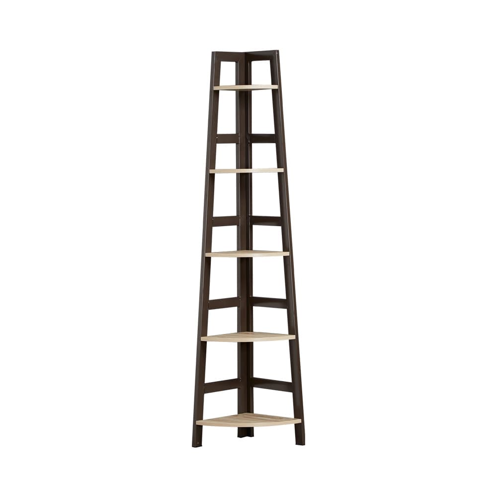 STUDENT 5-Tier Bookshelf Light Wood / Black