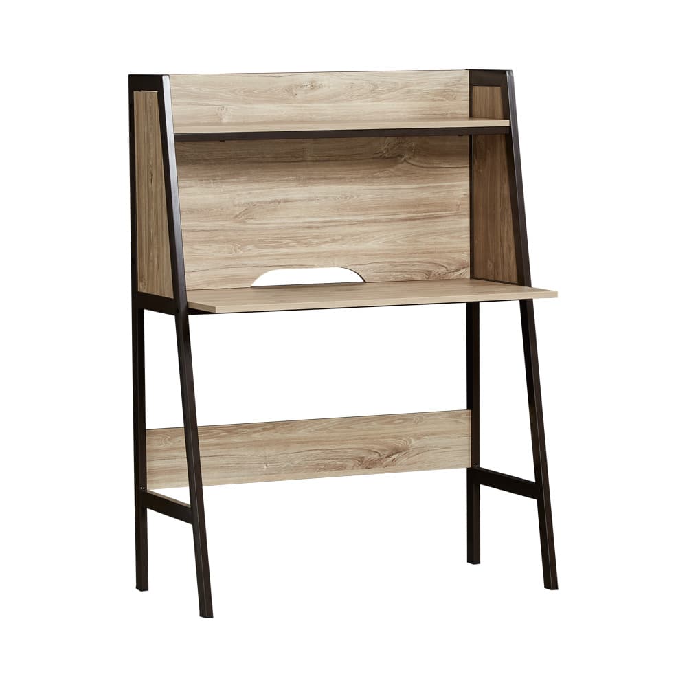 STUDENT Brown Wooden Study Desk and Bookshelf