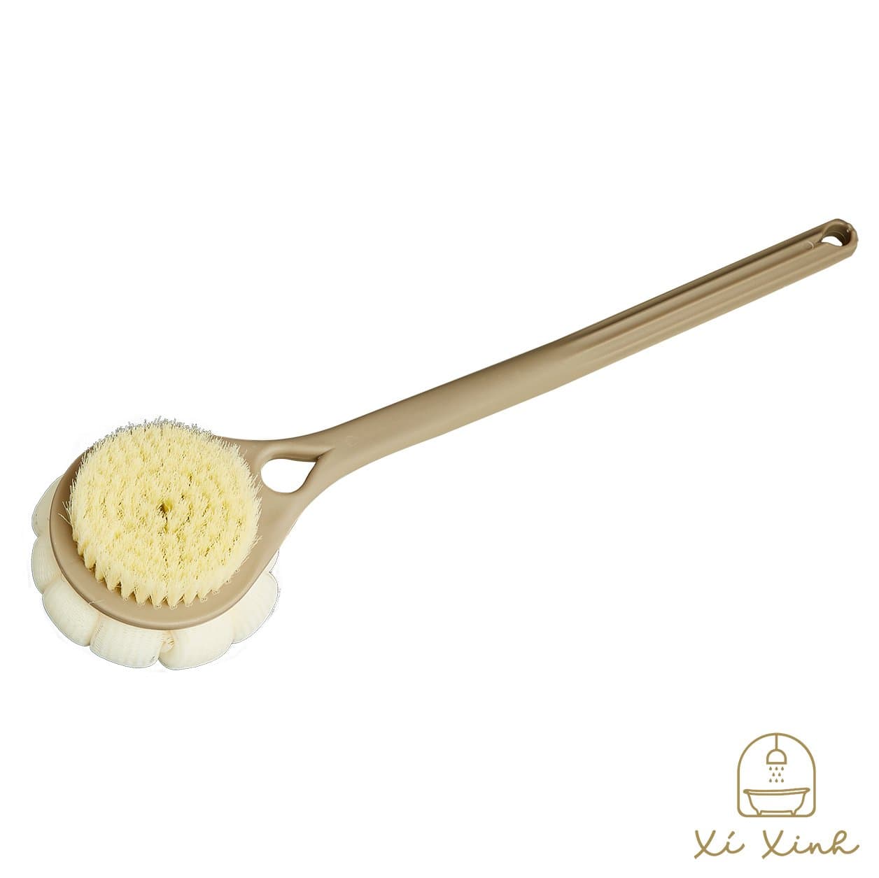 Back Brush with 2-Headed Plastic Bath SUSANA