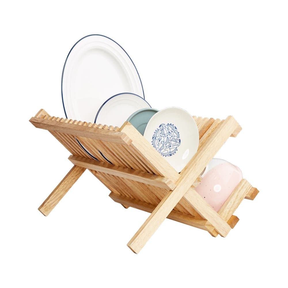 Giá Úp Đĩa Gỗ Cao Su CLIFTON