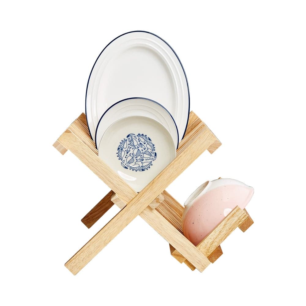Giá Úp Đĩa Gỗ Cao Su CLIFTON