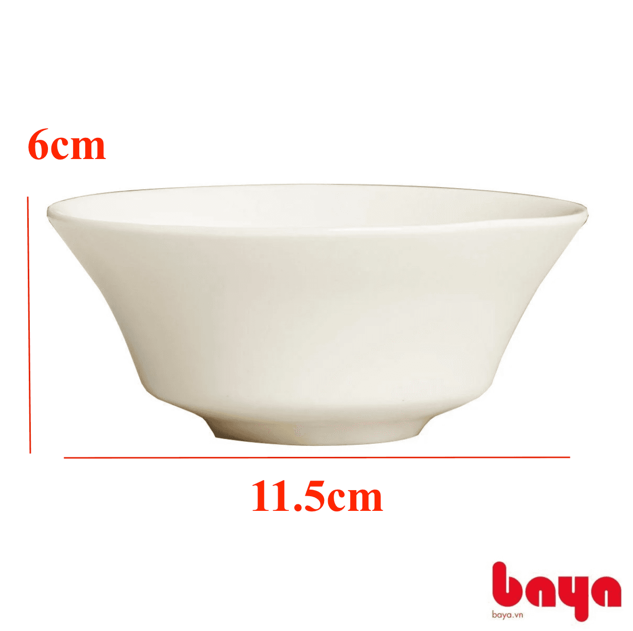 Bát đĩa màu trắng WIN
