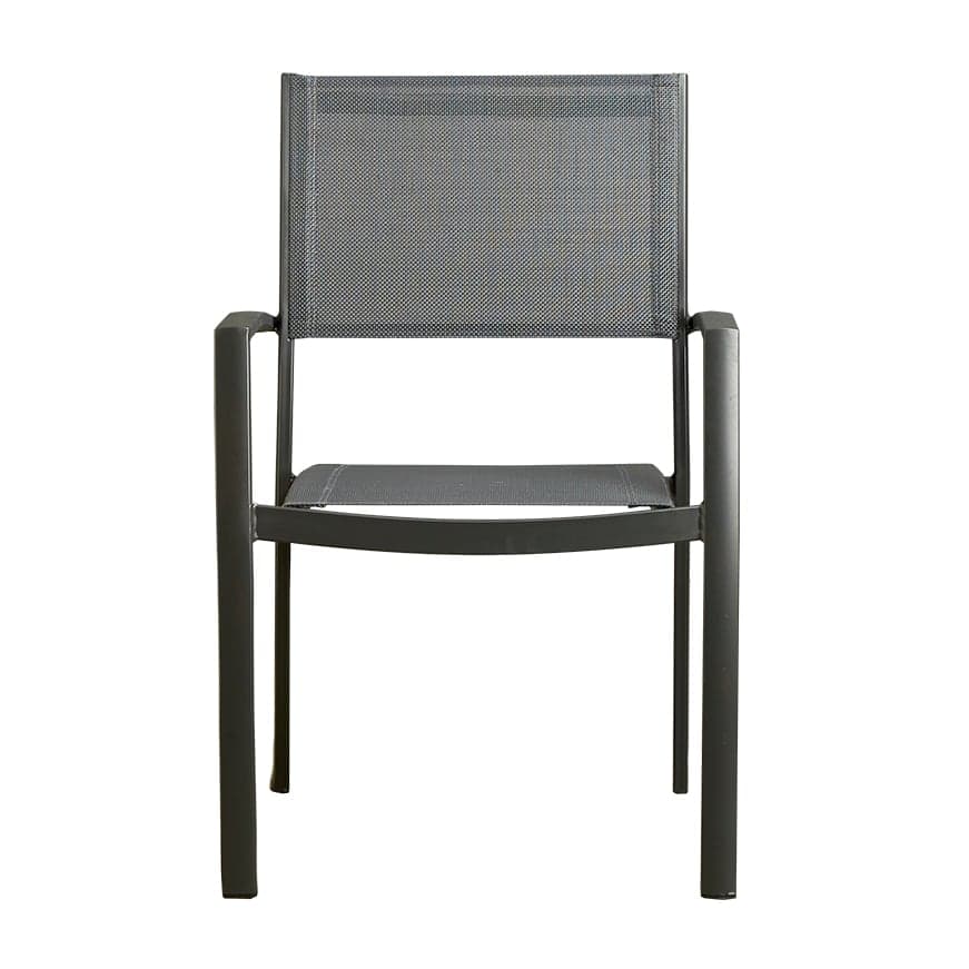 Ghế ngoài trời Nhôm Xám SOLANA L59.5xW58xH88.5