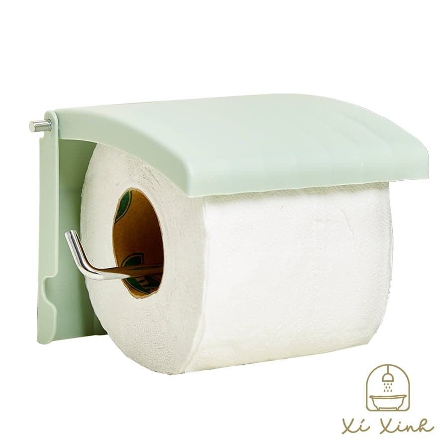 Giữ Giấy Cuộn Vệ Sinh Nhựa Xanh Bạc Hà XYLIA